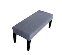 Lollanda Funda elástica universal para banco de comedor, funda elástica para hotel, banquete, restaurante, sala de estar, dormitorio (azul oscuro-A)