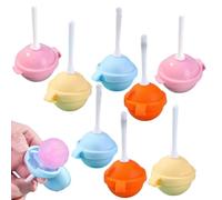 Lollipo-p - Molde de silicona para hacer helados, molde de bolas de hielo, molde reutilizable con forma de piruletas grandes, molde creativo para hacer paletas de hielo, para jugo, yogur y golosinas