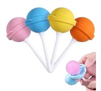 Lollipop Molds, Lollipop Ice Cream Molds for DIY Frozen Treats, Reusable Silicone Ice Pop Maker for Kids, Family Summer Desserts (4pcs)