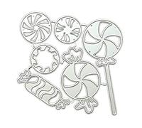 Lollipop - Troqueles de corte de metal para álbumes de recortes, tarjetas en relieve, álbum de fotos, plantilla, decoración de manualidades, troqueles de corte de metal para álbumes de recortes