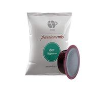 Lollo Caffè - 200 Cápsulas Passionemo, mezcla DEC Espresso DEK descafeinado
