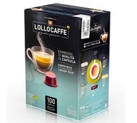 Lollo Caffé Cápsulas de café descafeinado Lollo Caffe para Lavazza Blu® DEK 100 unidades