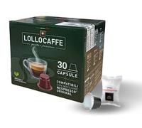 Lollo caffé Nero Espresso cápsulas de café para NESPRESSO® 30 piezas