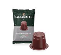 Lollo Caffè Passion Espresso, Mezcla de Plata - 200 (2x100) Cápsulas - Compatible con máquinas domésticas Nespresso*