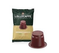 Lollo Caffè Passion Espresso, Mezcla Oro - Arabica - 200 (2x100) Cápsulas - Compatible con máquinas domésticas Nespresso*