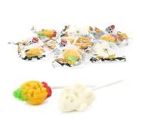 Lolly Halloween - Tarro de 100 Piruletas Individually Envueltas | Figuras Calabaza y Fantasma
