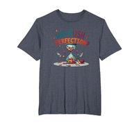 Lollygagging: ¿por qué apresurarse a la perfección? Cita Divertida de Vida Lenta Camiseta, Hombre Tallas Grandes, Azul Jaspeado, 2X Alto