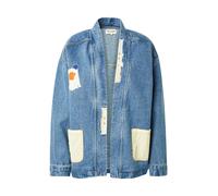 Lollys Laundry Chaqueta de entretiempo 'MilaLL' azul denim / naranja oscuro / blanco S azul denim / naranja oscuro / blanco