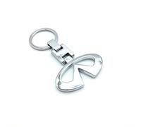 LOLOBFZL Llaveros de Metal Coche Llavero de aleación Llavero con Hebilla de Logo, para Infiniti Accesorios de baratija de Moda