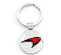 LOLOBFZL Llaveros de Metal Coche Llavero de aleación Llavero con Hebilla de Logo, para McLaren Accesorios de baratija de Moda