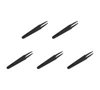 LOLPALONE 5X Pinzas Antiestaticas de Plastico Negro Herramienta de Reparacion