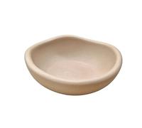 LolyShop dol - Cuenco de cerámica para joyas, llaves o accesorios, diseño de borde de onda minimalista - Idea de regalo decorativo para casa (marrón)