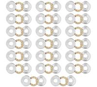 LOLYSIC 20 unidades F8-22M miniatura de empuje axial, rodamientos de bolas de 8 mm x 22 mm x 7 mm, rodamientos de bolas de presión, arandelas gruesas de acero cromado para ingeniería mecánica