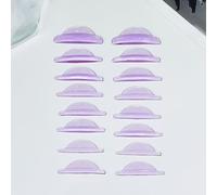 Lomansa Almohadillas para lifting de pestañas, súper adhesivas, 8 tamaños, suaves y reutilizables, vienen con caja (morado)
