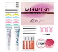 Lomansa Lifting Pestañas Kit, Lash Lift Kit, Diseño de Tubo Fácil de Apretar, Apto para Principiantes, 15 Usos, Hasta 6 Semanas de Rizos(Bálsamo Pegamento)
