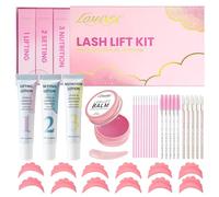 Lomansa Lifting Pestañas Kit, Lash Lift Kit, Kit de Laminación de Cejas, Aplicación Fácil con Ojos Abiertos, Nuevas Almohadillas Aplicadoras para Lifting de Pestañas DIY(Bálsamo)