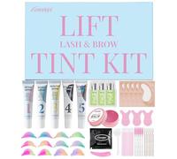 Lomansa Lifting Pestañas Kit, Lash Lift Kit y Tinte Pestañas, Kit 2 en 1 de Lifting Pestañas para Salón en Casa, Diseño Tubular, 6 Almohadillas para Todas las Formas de Ojos