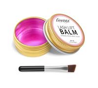 Lomansa Pegamento Lifting Pestañas, Bálsamo Pegamento Lifting de Pestañas, Pegamento de Pestañas, Fuerte Pegajosa Tratamiento 2 en 1 de Lifting y Nutrición(Rosa Transparente)