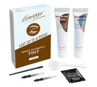 Lomansa Tinte para cejas, color marrón de cejas, 10 ml, multiuso, tinte de cejas, color marrón y pestañas, efecto de precisión, fácil aplicación, fórmula suave para principiantes, color marrón claro