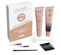 Lomansa Tinte Pestañas, Tinte Cejas y Tinte de Pestañas Negro, 10 Aplicaciones Rápidas y Fáciles para Principiantes, Calidad de Salón