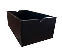 LoMasCasa - Cajones Sueltos Madera Maciza de Pino Natural para Las Mesas de la Colección Karla (Black)