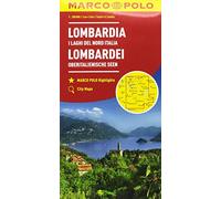 Lombardia, laghi del nord italia 2 1:200.000 (Carte stradali Marco Polo)