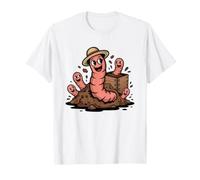 Lombriz Hortelano Autosuficiente Criador De Lombrices Camiseta