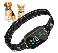 Lomffy Collar Antiladridos Perros Grande Mediano Pequeño, Actualizado Collar Antiladridos para Perros con Giroscopio, 8 Niveles de Sensibilidad, 3 Modos de Eficiente Impermeable IP67 y Recargable