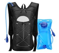 Lomffy Mochila de Hidratación, Mochila para Correr con Bolsa de Agua de 2L Mochila Ligera para Correr Ligera Bolsa Bici para Hombre Mujer Bolsa de Agua para Senderismo Bicicleta