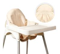 Lomgwumy para cojín de trona para IKEA, para cojín Antilop, con bolsa para silla, almohadilla para trona para IKEA Antilop, algodón antideslizante, suave, para que el bebé esté más cómodo
