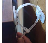 Correas de anclaje de pared antivuelco para muebles (paquete de 6), kit de correas de anclaje de pared para estantería o tocador, correas de pared ajustables de seguridad para bebés, niños, perros,