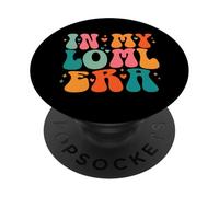 LOML Love of My Life Era Groovy Retro Esposa Novia Corazones PopSockets PopGrip Adhesivo