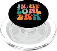 LOML Love of My Life Era Groovy Retro Esposa Novia Corazones PopSockets PopGrip para MagSafe