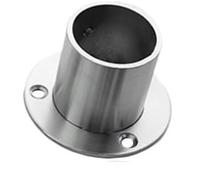 LOMNCHSG Soportes para Barras de Cortinas, Stainless Steel Flange Seat Closet Rod Bracket Multiple Diameters 19-50mm(Diameter 38ordinary)