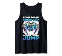 Lomo Azul Primavera | Hilandero de Salto Kawaii T | la Camiseta sin Mangas