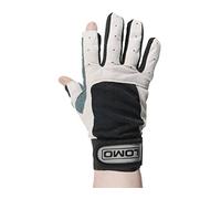 Lomo - guantes para navegación con pulgar e índice recortados, gris