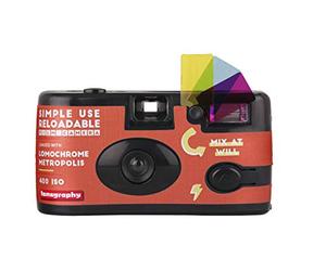 Lomography Cámara de película Recargable de Uso Simple LomoChrome Metropolis
