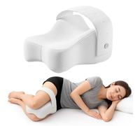 lomonmen Almohada Piernas Dormir,Almohada Rodillas Ergonómico con Espuma Viscoelástica,Cojin para Dormir Entre Las Piernas para Aliviar Dolor de Espalda,Ciática y Caderas