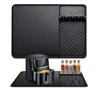 lompyeu Tapete Resistente al Calor para freidora de Aire 48x30cm, tapete Resistente al Calor para Mesa, Encimeras, Freidora de Aire, Microondas, Tostadora, Cafetera
