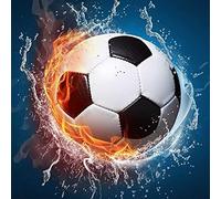 LOMSIOY DIY 5D Diamond Painting Fútbol Kit Punto de Cruz Diamante Pintura Deportes Adultos Completo Rhinestone Bordado para Decoración Ia Pared del Hogar 30x30 cm
