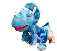 LOMTRATS Marionetas de Mano de Dinosaurios para niños,Incluye Triceratops y Tyrannosaurus Rex con Bocas Abiertas móviles, Contar Historias,Regalos de cumpleaños