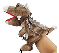 LOMTRATS Marionetas de Mano de Dinosaurios para niños,Incluye Triceratops y Tyrannosaurus Rex con Bocas Abiertas móviles, Contar Historias,Regalos de cumpleaños