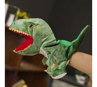 LOMTRATS Marionetas de Mano de Dinosaurios para niños,Incluye Triceratops y Tyrannosaurus Rex con Bocas Abiertas móviles, Contar Historias,Regalos de cumpleaños