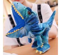 LOMTRATS Marionetas de Mano de Dinosaurios para niños,Incluye Triceratops y Tyrannosaurus Rex con Bocas Abiertas móviles, Contar Historias,Regalos de cumpleaños