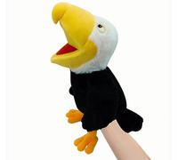 LOMTRATS Marionetas de Mano de pájaros para niños,Incluye Loros, Pavos Reales, etc. con Bocas Abiertas móviles, Contar Cuentos,Regalos de cumpleaños
