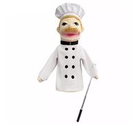 LOMTRATS Marionetas de Mano de Teatro para niños,Incluye Maestro,policía,Pirata,Detective,etc.con Bocas Abiertas móviles, Contar Historias,enseñar,Regalos de Festivales,1 PCS