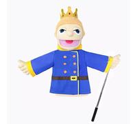 LOMTRATS Marionetas de Mano de Teatro para niños,Incluye Maestro,policía,Pirata,Detective,etc.con Bocas Abiertas móviles, Contar Historias,enseñar,Regalos de Festivales,1 PCS