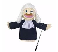 LOMTRATS Marionetas de Mano de Teatro para niños,Incluye Maestro,policía,Pirata,Detective,etc.con Bocas Abiertas móviles, Contar Historias,enseñar,Regalos de Festivales,1 PCS