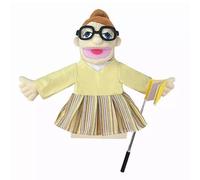 LOMTRATS Marionetas de Mano de Teatro para niños,Incluye Maestro,policía,Pirata,Detective,etc.con Bocas Abiertas móviles, Contar Historias,enseñar,Regalos de Festivales,1 PCS