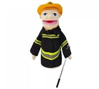 LOMTRATS Marionetas de Mano de Teatro para niños,Incluye Maestro,policía,Pirata,Detective,etc.con Bocas Abiertas móviles, Contar Historias,enseñar,Regalos de Festivales,1 PCS
